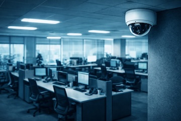 Система видеонаблюдения в офисе и торговом помещении