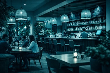 Установка видеонаблюдения в кафе, ресторане, гостинице