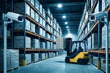 Видеонаблюдение на складе и производственном объекте